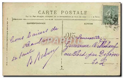 Toulon - Cap Brun - Les Pins du Peintre Courdouan — Verso