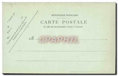 Toulon — Kariatydy Pugeta, zamontowane w 1657 — A. Bougault, n° 715 — Rewers