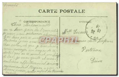 Toulon - Rochers de Ste-Marguerite — widok wybrzeża z znakiem Pasteur 10c — Rewers