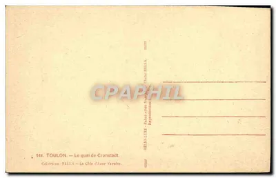 Toulon — Przystań Cronstadt — kolekcja Rella — Rewers