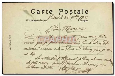 Toulon — De Station P.-L.-M. — Uitgave D. S. SELECTA — Achterkant