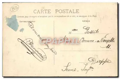 Toulon — Avenue Colbert — Raffaelli — Verso