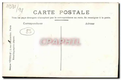 Toulon — Mourillon, widok wybrzeża — Étoile, nr 2 — Rewers