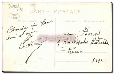 Toulon — Cité Montéty — Caserne Lamer — editore KD, n°26 — Verso