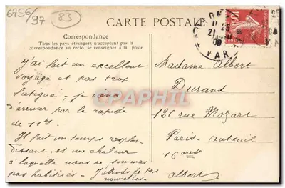 Toulon — Avenue Colbert — Uitgever E.D. n°150 — Achterkant