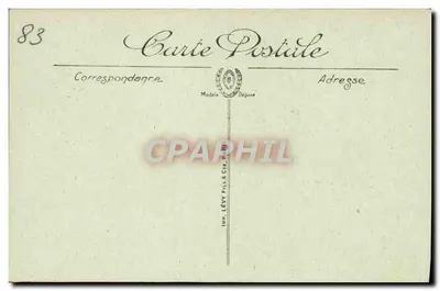 Toulon — Le Quai Cronstadt — Carré du Port, Courrier de Corse — LL. — Rewers