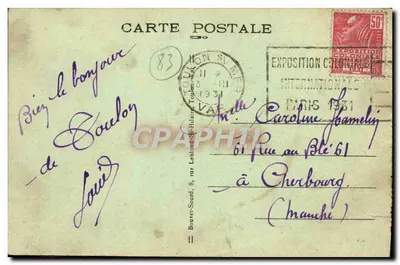Toulon — Place d'Armes — La Préfecture Maritime et le Kiosque — Verso