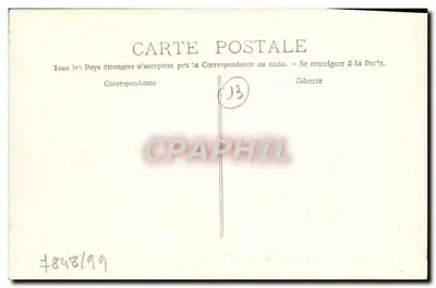 Arles - Wewnętrzne wnętrze klasztoru Świętego Trofimego — Galerie XII wieku — P. Ruat, wyd., Marsylia — Rewers
