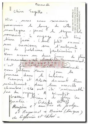 Góra Świętej Wiktoryi — widok z powietrza — Éditions de France — Rewers