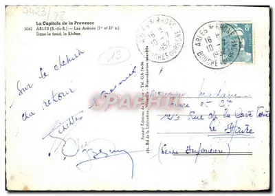 Arles — As Arenas (I e II séculos) — Sociedade Éditions de la Libération, Nîmes — Verso