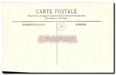 Arlésienne — Portret kobiety w szaliku i kapeluszu — wyd. Marcheau, Arles — Rewers