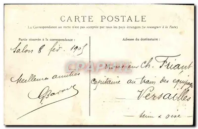 Arles — Les Alyscamps — Fot. Blanchemin, Tarascon — Rewers