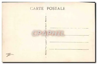 Campo di Carpiagne — Vista generale dei baracconi — Edizione 'La Cigogne', Marsiglia — Verso