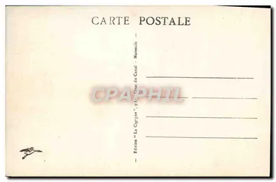 Camp de CARPIAGNE — Kąt obozu — Wydawnictwo "La Cigogne", 9 bis Quai du Canal, Marsylia — Rewers