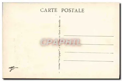 Camp de CARPIAGNE — Ensemble du Camp — Édition « La Cigogne », 9 bis Quai du Canal — Marseille — Verso