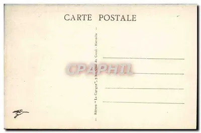 Camp CARPIAGNE — De Barakken (Oostzijde) — Uitgave 'La Cigergne', 9 bis Quai du Canal, Marseille — Achterkant