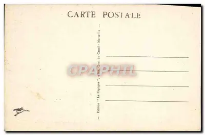 Camp de CARPIAGNE — Biura i Mess oficerów — Wydawnictwo «La Cigogne», Quai du Canal, Marsylia — Rewers