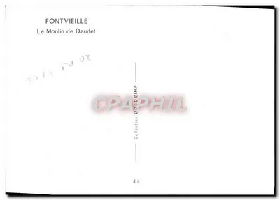 Fontvieille — O Moulin de Daudet — T. Thorney — Verso