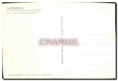 Het Molentje van Daudet — Fontvieille (Bouches-du-Rhône) — Éditions Rella — Achterkant
