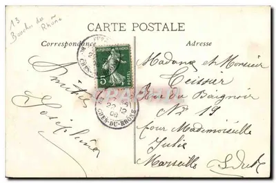 Fuveau — Le Cours — Wydawca L. (n°7) — Rewers