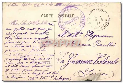 Genénois - St Pons - Le Vallon — vista de paisagem com uma criança — editor não visível — Verso