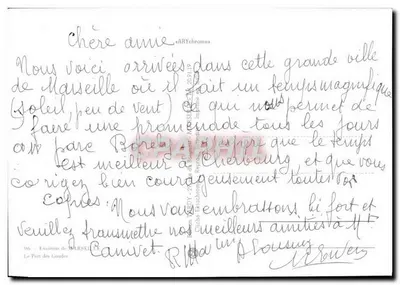 Port Goudes — Marsylia — wydawca ARYchromes, nr 06 — Rewers