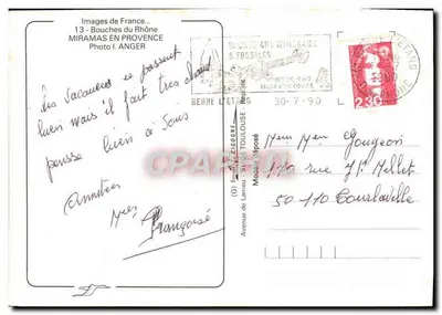 Miramas in Provenza — Cartolina d'epoca della serie 'Images de France' — editore — Verso