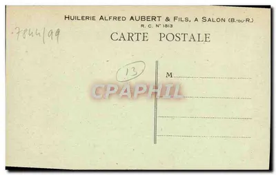 Salon (B-du-Rh) — La Mairie, Boiseries Remarquables (1858) — Huilerie Alfred Aubert & Fils, Salon (B-du-Rh) — Rewers