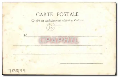 Tarascon — Wieża Świętego Gabriela — seria historyczna C. M. — Fot. Blanchin, Tarascon — Rewers