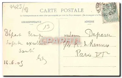 Tarascon — Algemene uitzicht — Fot. Blanchin, Tarascon — Achterkant