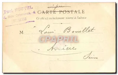 Tarascon - Wewnętrzny widok Katedry św. Marthę — F. Chalon-s-Saône, nr 50 — Rewers