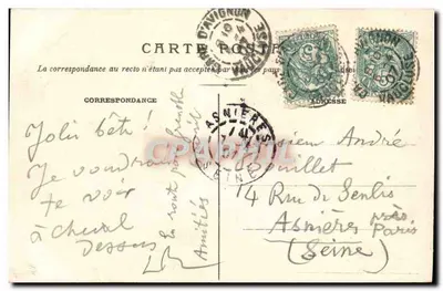 Tarascon — Tarasque — Fot. Blanchin Tarascon, nr 8 — Rewers