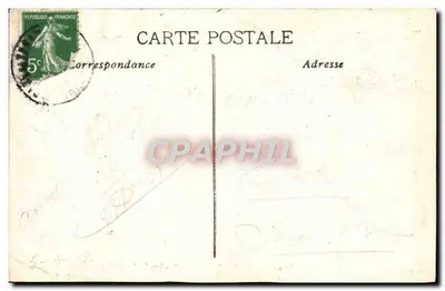 Tarascon — Zamek króla Renégo, położony nad brzegami Rony, obecnie miejsce więziennej — Coll. L.A. — Rewers