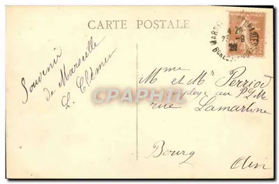 Marseille — La Corniche (Le Prophète) — wydawca nieznany — Rewers