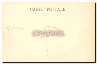 Marseille — O Forte Saint-Jean — editor não identificado — Verso