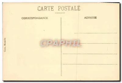 Marseille - Het Oude Haven — uitzicht van de haven met boten en koetsen — Costa, Marseille, n°13 — Achterkant