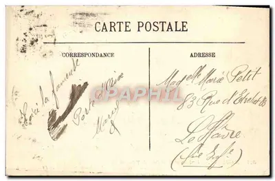 Marseille — Plac Aix i Arc Triumfu — LL. Wydawca: LL. Nr serii: 324 — Rewers