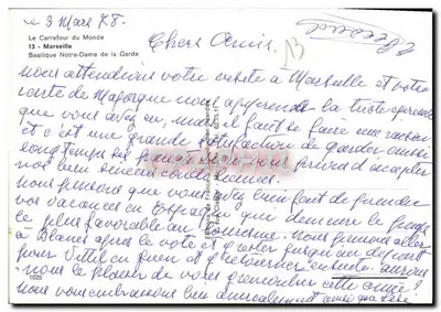 Basiliek van Onze Lieve Vrouwe van de Wachter — Marseille — Edities van Frankrijk — Achterkant