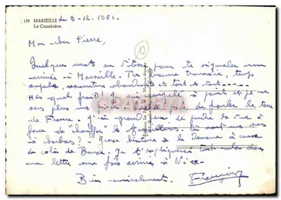Marseille — La Canebière — Wydawca La Baulette, n°139 — Rewers