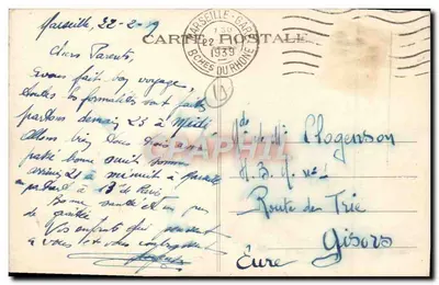 Marseille — Zamek If i wyspy — Wydawca nieznany, nr 115 — Rewers