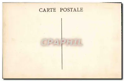Marseille — La Canebière — Éditeur non identifié — Verso