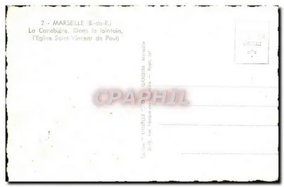 La Canebière — Marsylia — Wydawnictwo Mireille — Rewers