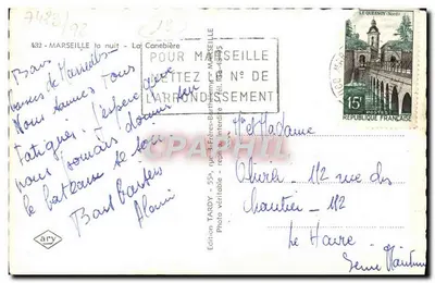 Noc - Canebière — Marsylia — Wydawnictwo Tardy — Rewers