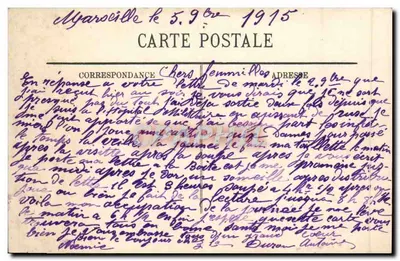 Marsiglia — Fontana delle Danaidi e Chiesa dei Riformati — L.L. n°302 — Verso