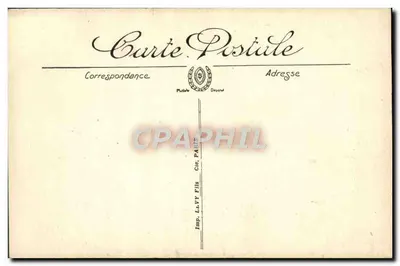 Marsella — Llegada del correo en tiempo tormentoso — LL. — Reverso
