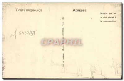Marseille — La Cannebière — LL 145 — Verso