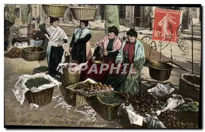 Marseille. Um canto do grande mercado — L.V. & Cie, n° 2563