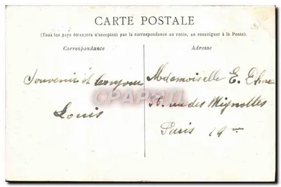 Marseille — Wyruszanie statku transatlantyckiego — Wydawca nieznany, numer serii nie widoczny — Rewers
