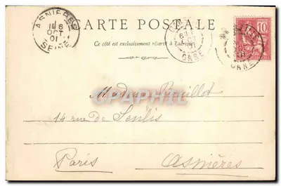 O Pharo, Escola de Medicina — Marselha, 4 de outubro de 1901 — Verso
