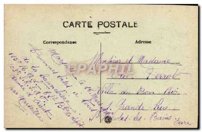 Marselha — Velho Portos e Nossa Senhora da Guarda — E. L. — Verso